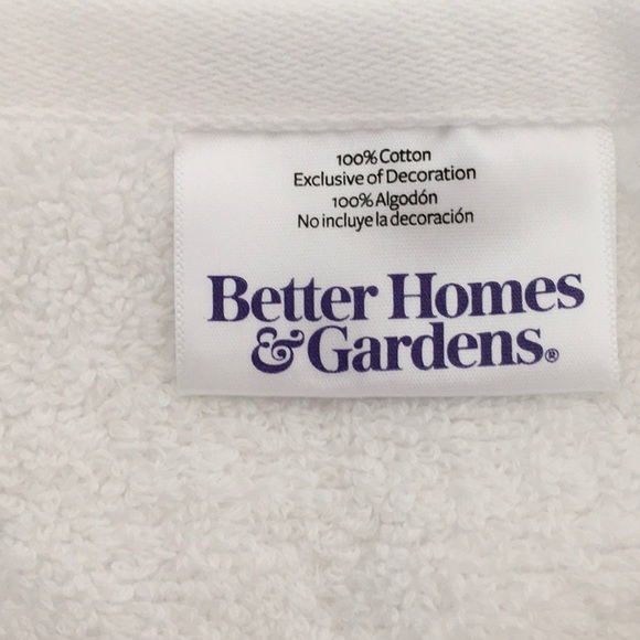 Personalized (E) Emboidered White Bathroom Powder Room Dorm  Hand Towel - Picture 7 of 7